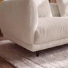 SOFFA CELINA - ljusgrå/svart, Modern, metall/trä (278/175cm) - Bessagi Home