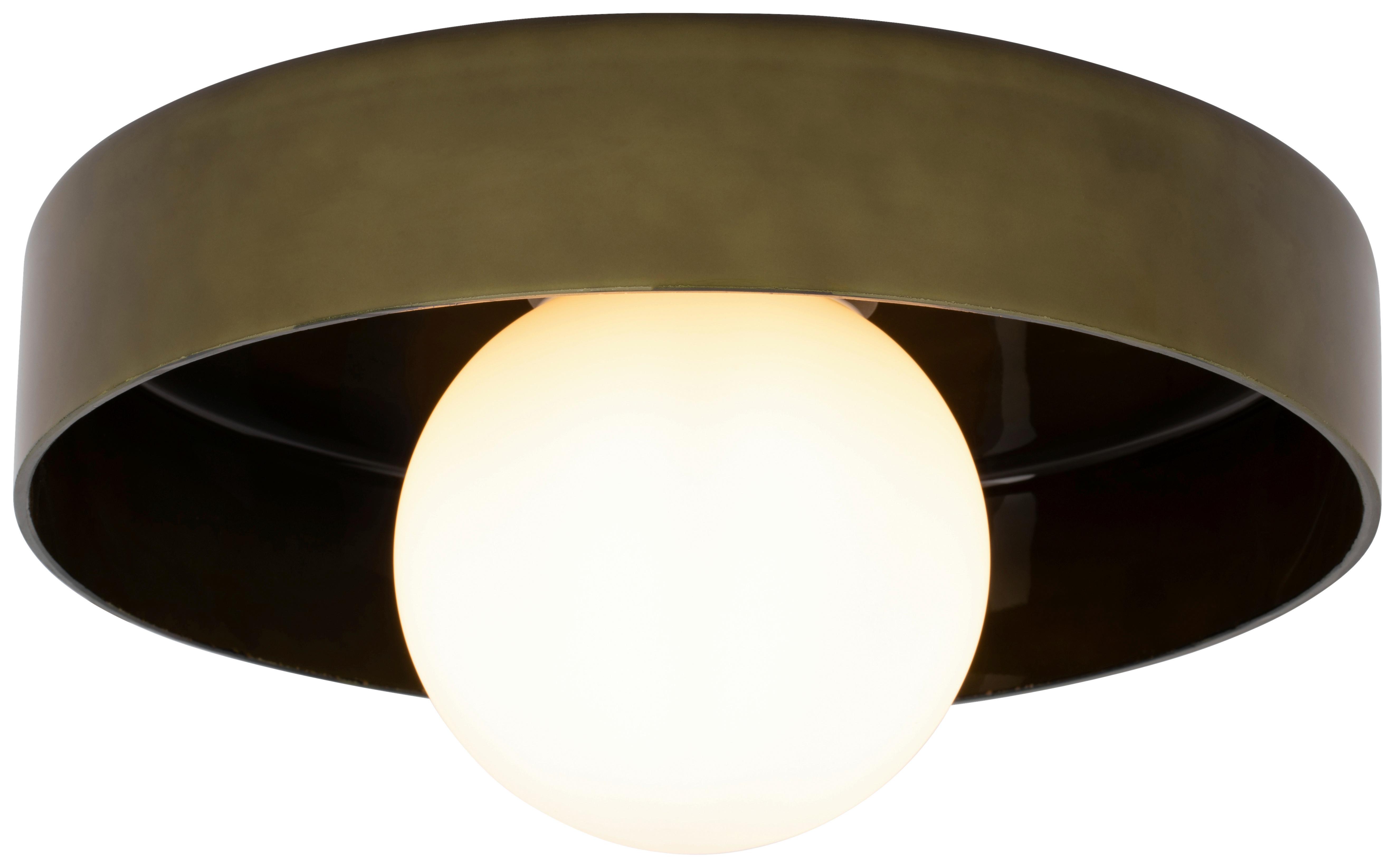 LAMPA SUFITOWA KORDULA - zielony, Design, metal/szkło (35/18cm) - Collett's Monde