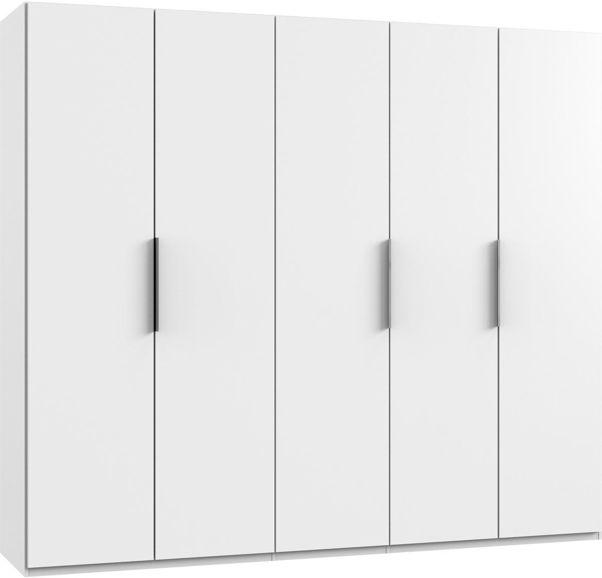 Ormar S Klasičnim Vratima Level 36 A - bijela/boje kroma, Moderno, drvni materijal (250/216/58cm) - Modern Living