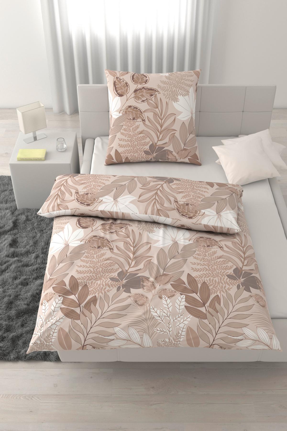 Bettwäsche Ulli Beige ca. 135x200cm - Beige, Textil (135/200cm) - Mömax