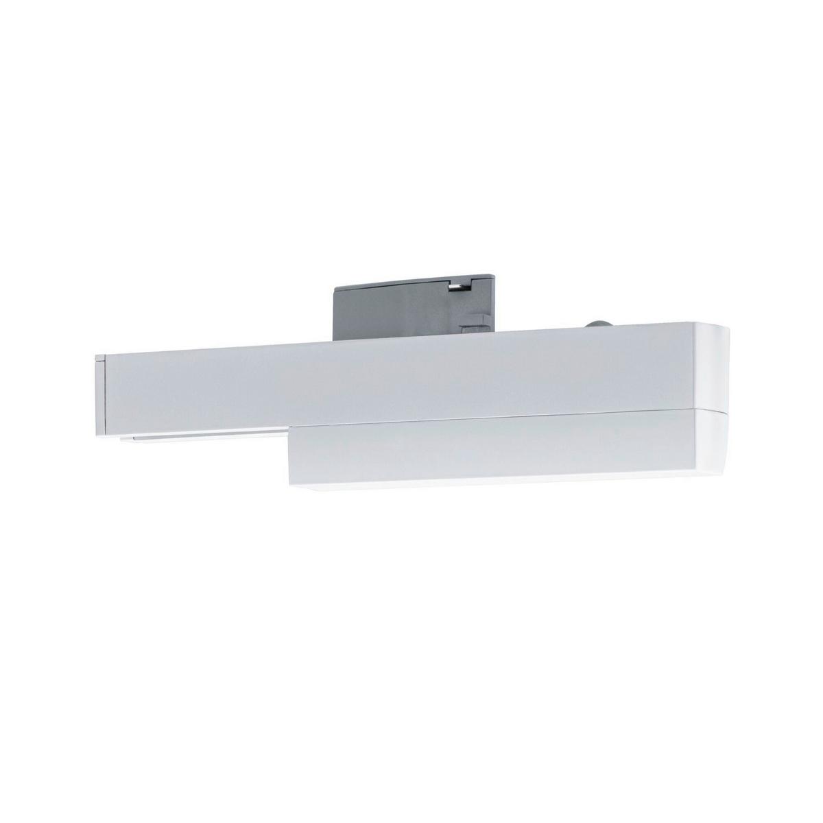 Schienensystem-Adapter Urail Zigbee Weiß ca. 16,6cm - Weiß, Basics, Kunststoff (16,6/5,0cm) - Paulmann