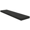 Wandboard in Schwarz - Schwarz, MODERN, Holzwerkstoff (90/4/24cm) - Mömax