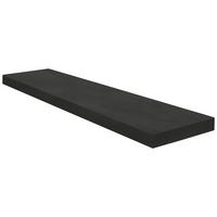 Falipolc Fekete Mister Office - fekete, Modern, faalapú anyag (90/4/24cm) - Mömax