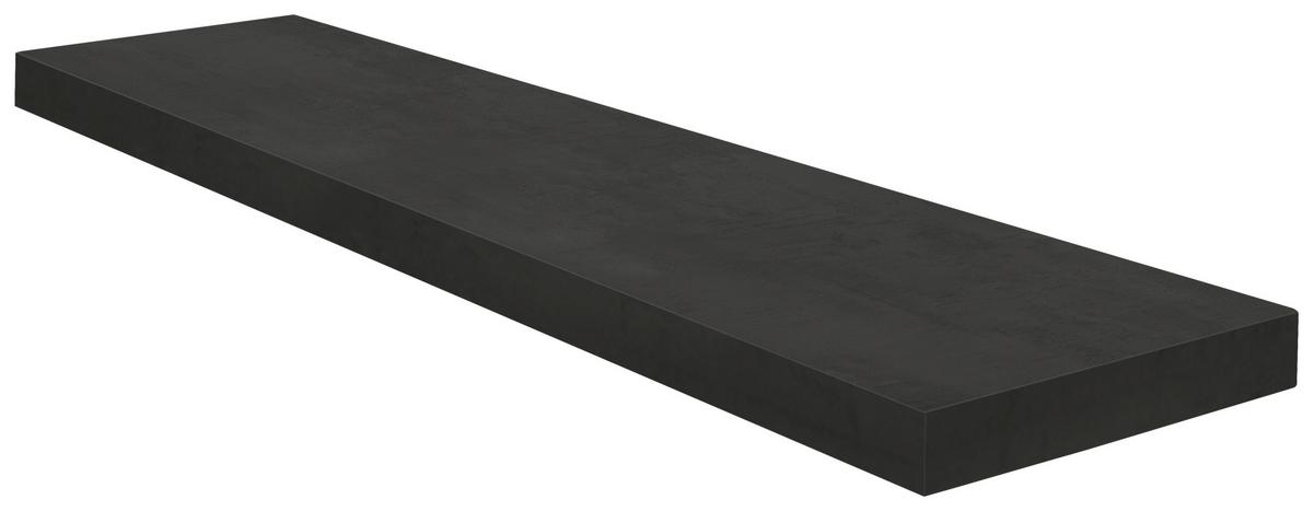 Wandboard in Schwarz - Schwarz, MODERN, Holzwerkstoff (90/4/24cm) - Mömax
