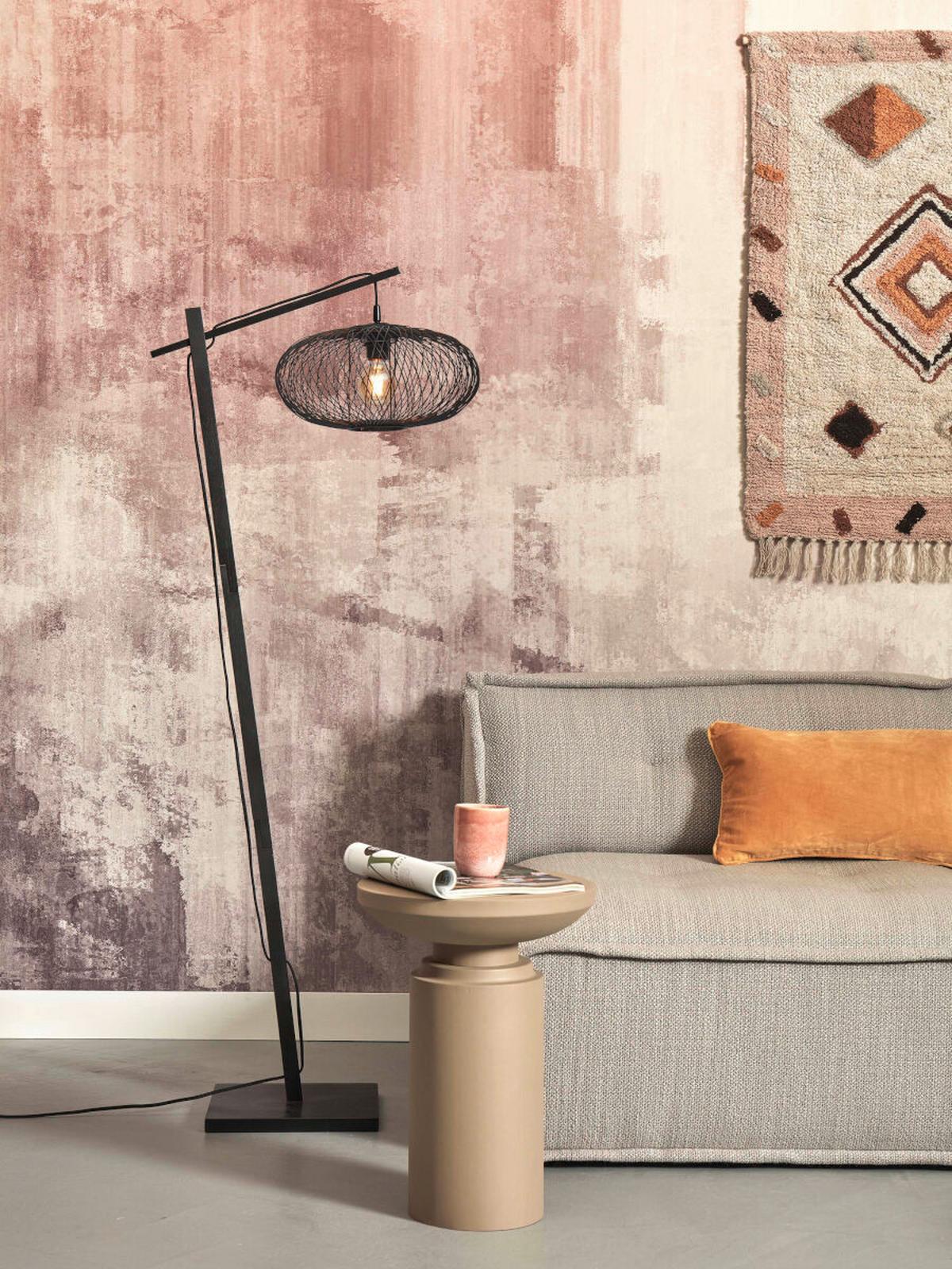 Stoječa Svetilka Cango, Črna - črna, Trend (150/40/62cm) - Good & Mojo