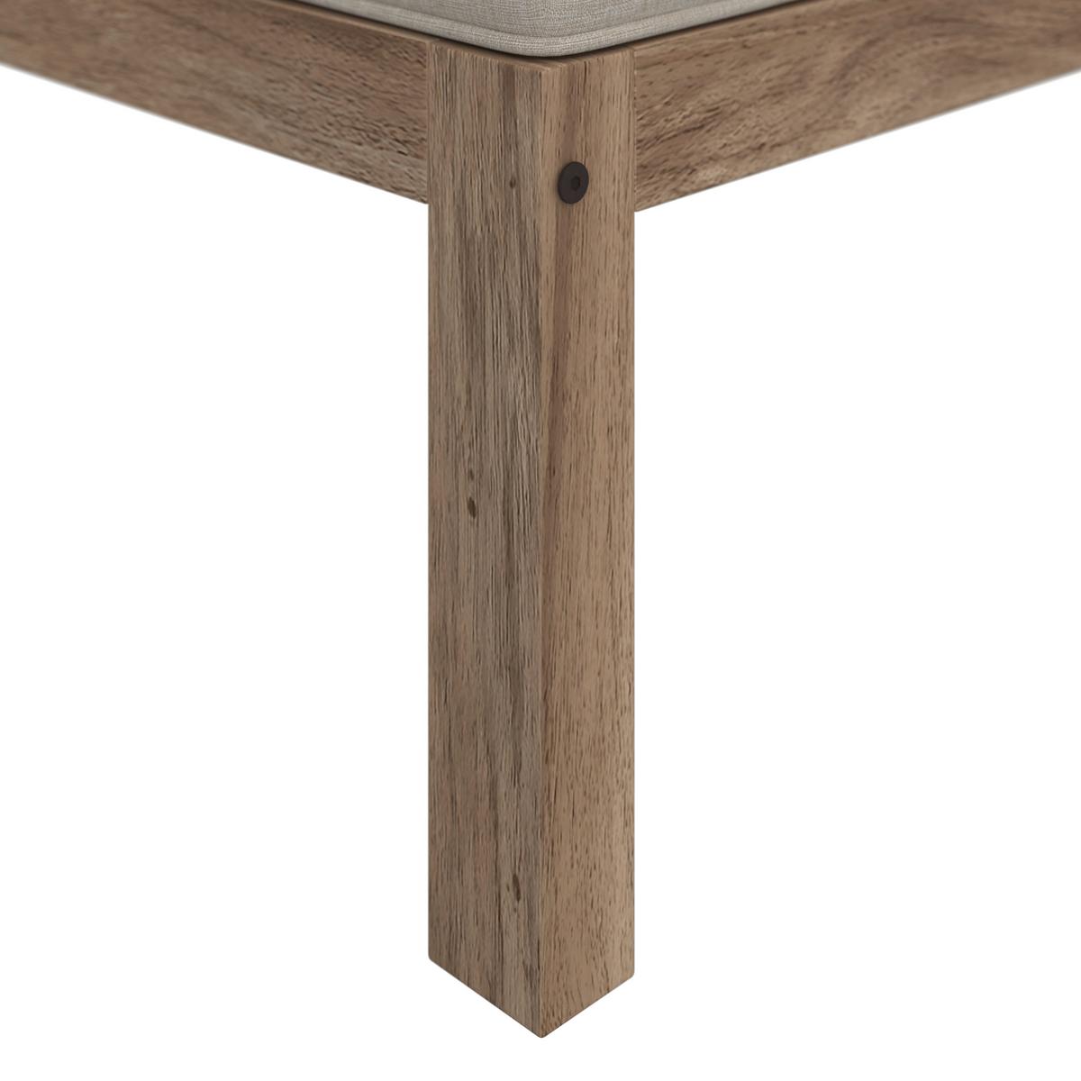 Lounge Garnitura Lina, Krem - krem barve/barve akacije, Moderno, tekstil/les (250/70/80cm) - Bessagi Garden