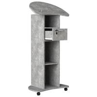 Stoječi Pult Redola M, Beton - siva, Moderno, leseni material (56/110/37cm) - MID.YOU