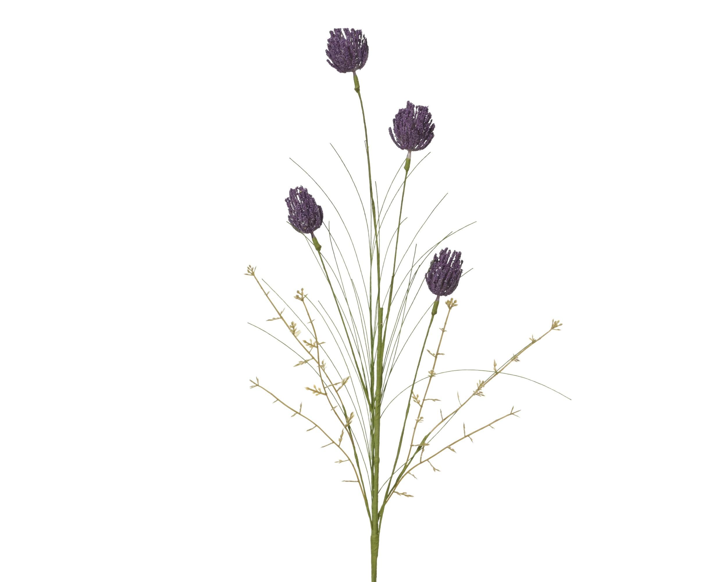 Biljka Umjetna Liu - zelena/ljubičasta, Basics, plastika (70/10/3cm)