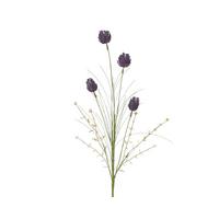 Biljka Umjetna Liu - zelena/ljubičasta, Basics, plastika (70/10/3cm)