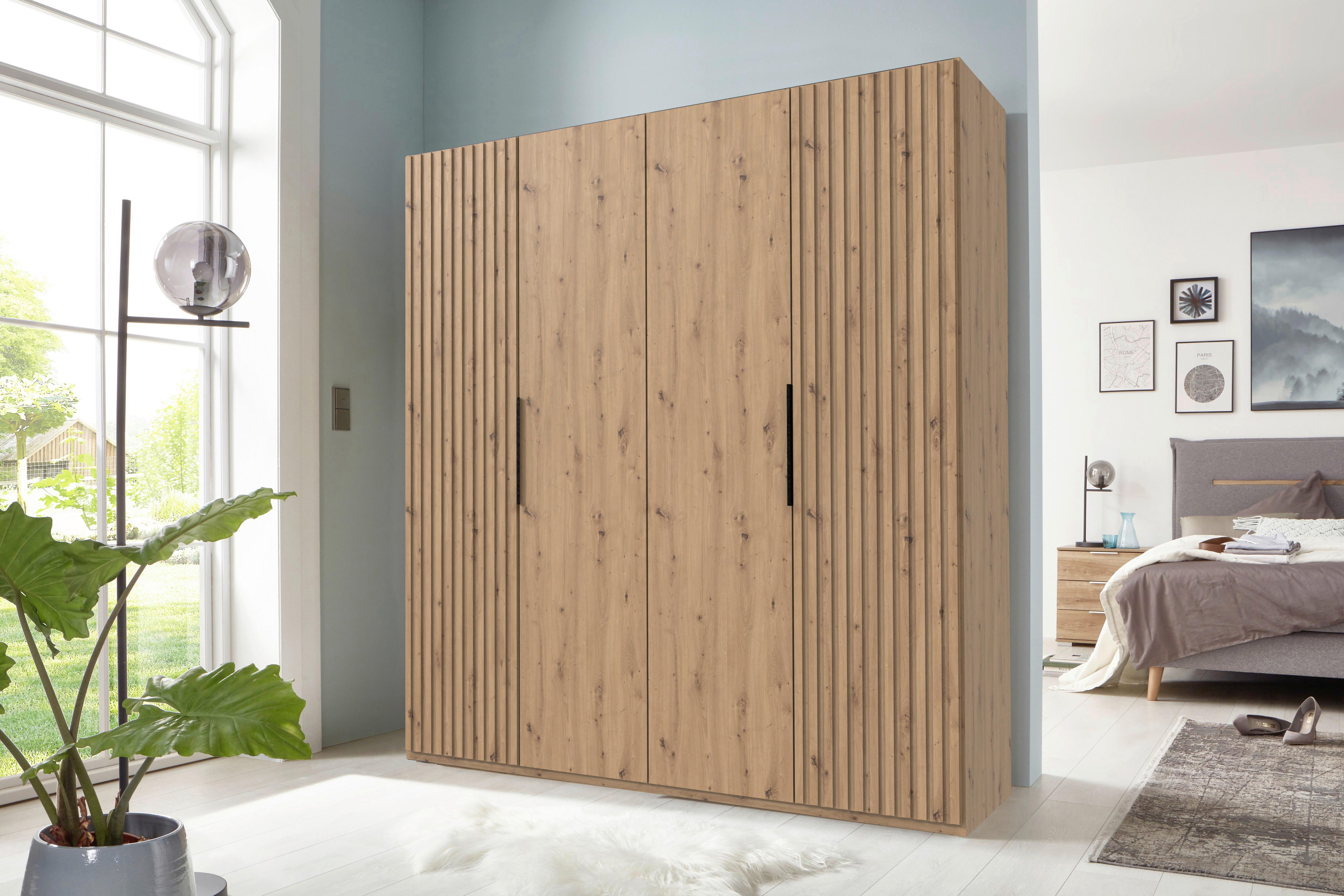 DULAP USI ROTATIVE ANDORRA - stejar Artisan, Modern, material pe bază de lemn (200/216/58cm) - Modern Living