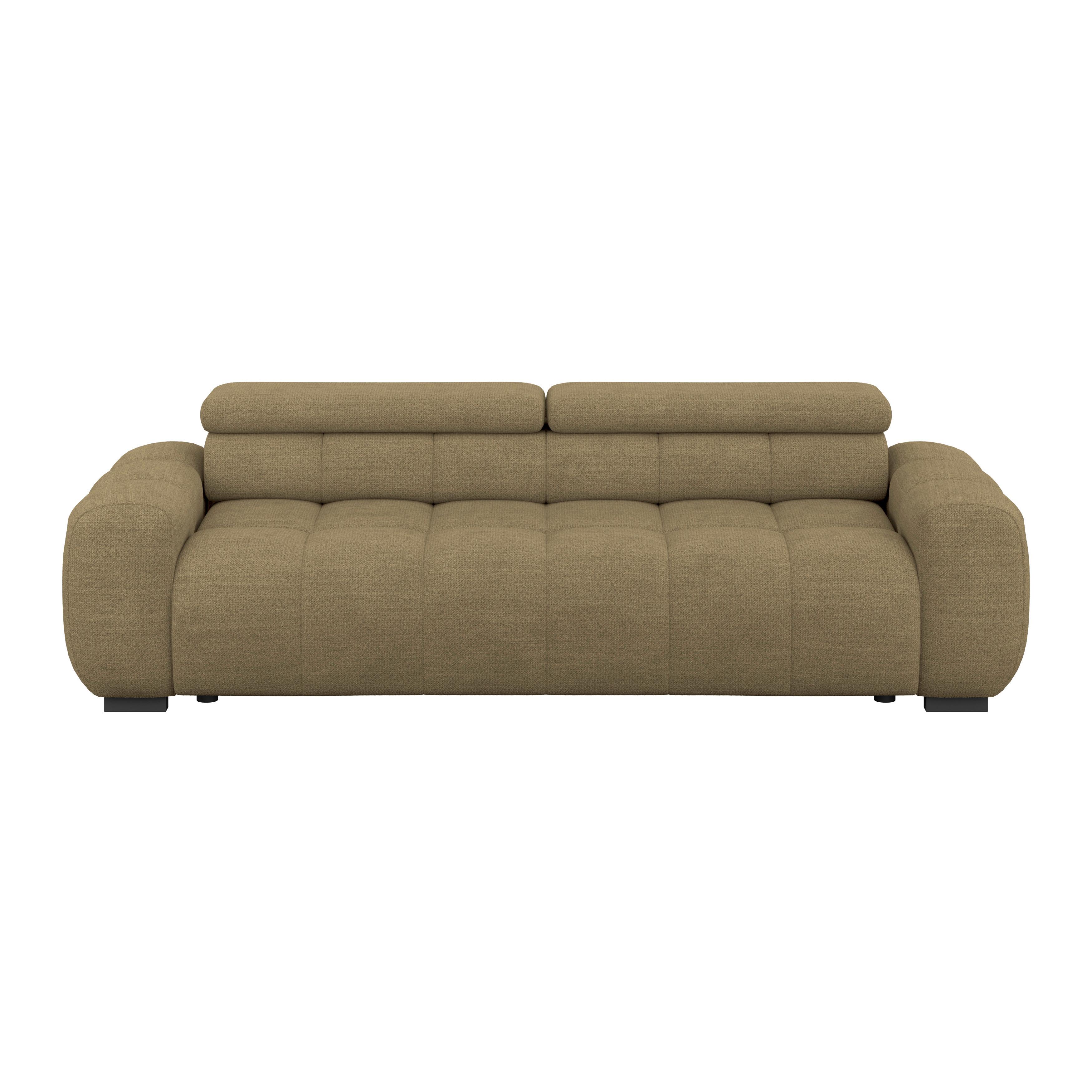Canapea Bigsofa BULL - taupe, Design, textil (248/77-97/108cm) - Luca Bessoni