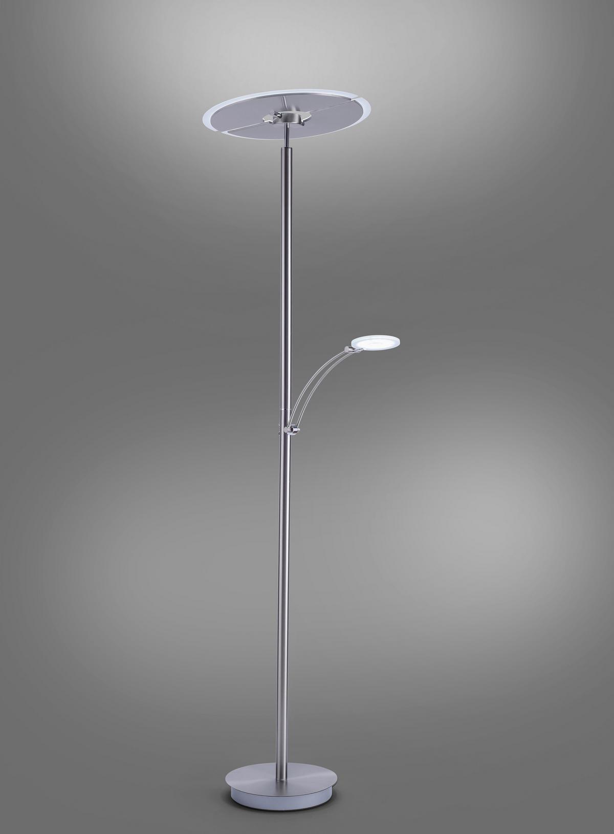 LED-Deckenfluter Artur max. 54 Watt - Silberfarben, Basics, Metall (68/45,5/200,3cm) - Paul Neuhaus