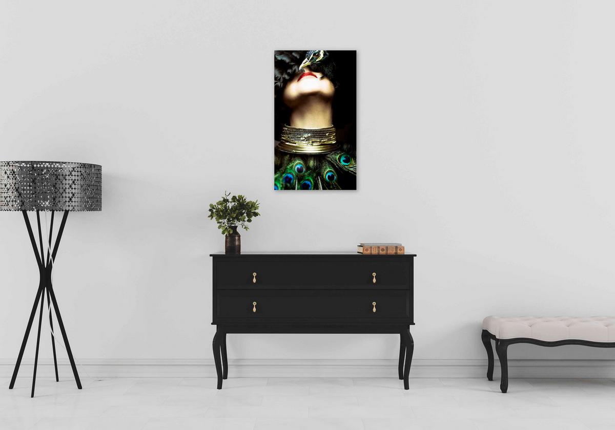 BILD FACES-30-70X118-FRX-FRZW-MFOTW - Schwarz, Basics, Holz/Kunststoff (70/118/10cm)