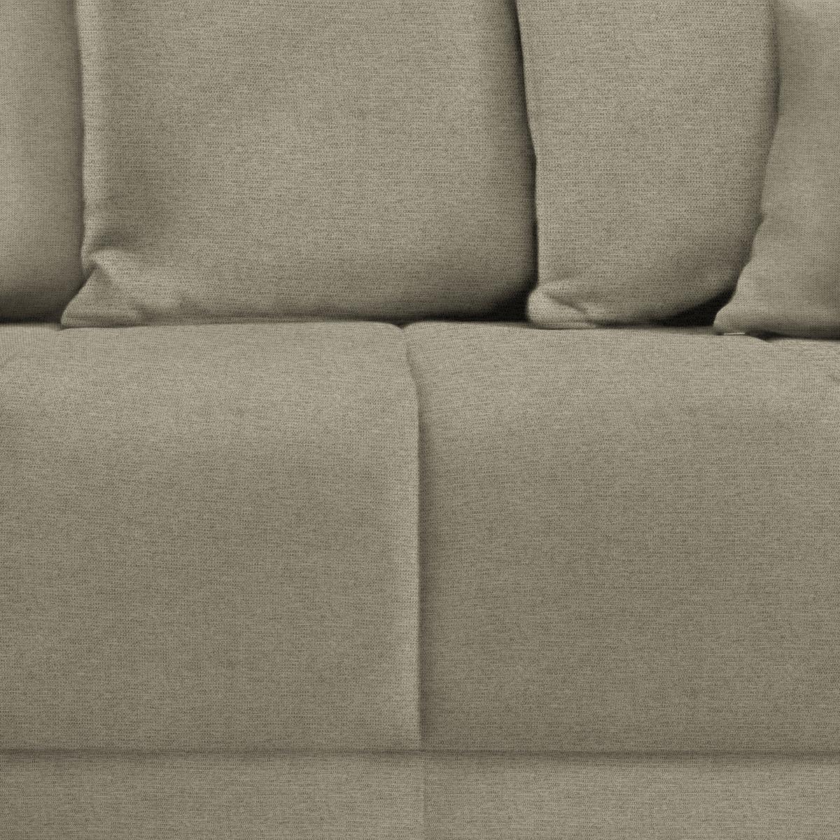 Ecksofa Alatri Greige - Greige/Schwarz, MODERN, Kunststoff/Textil (289/90/176cm) - Based