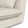 BÄDDFÅTÖLJ MACY - vit, Modern, metall/textil (83/70/84cm) - Bessagi Home
