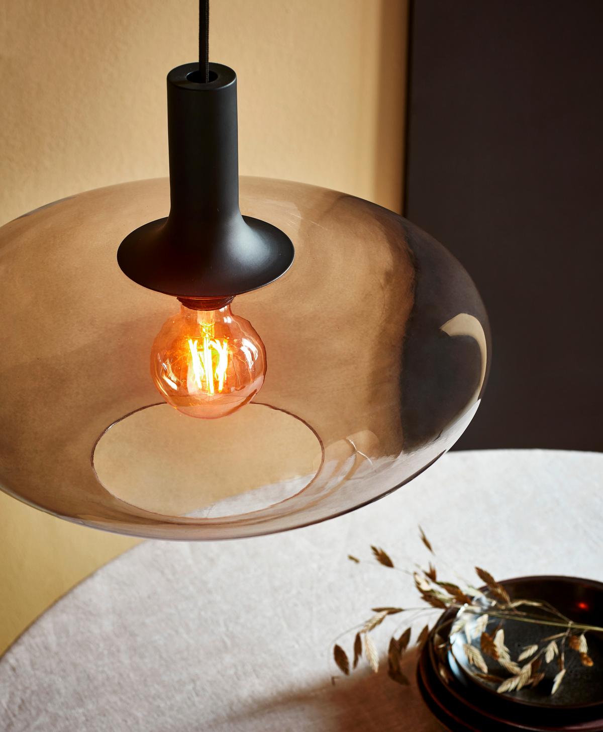 LAMPA WISZĄCA 48973047 - czarny, Basics, metal/szkło (35/35/330cm) - Nordlux