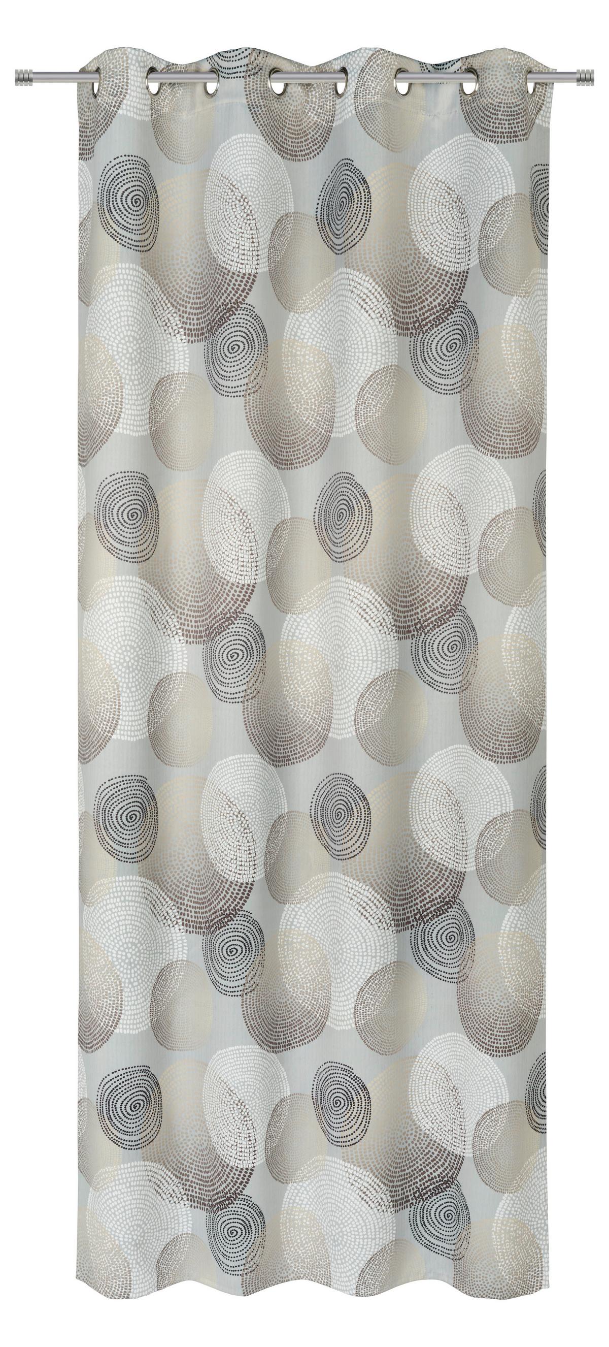 ZASŁONA NA PRZELOTKACH MIRAGE - kolor naturalny, Basics, tkanina (135/245cm) - Esposa