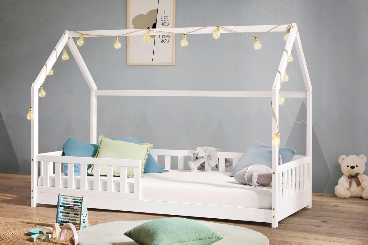 Niski Krevet Kids - bijela, Konvencionalno, drvo (90/200cm) - Mömax