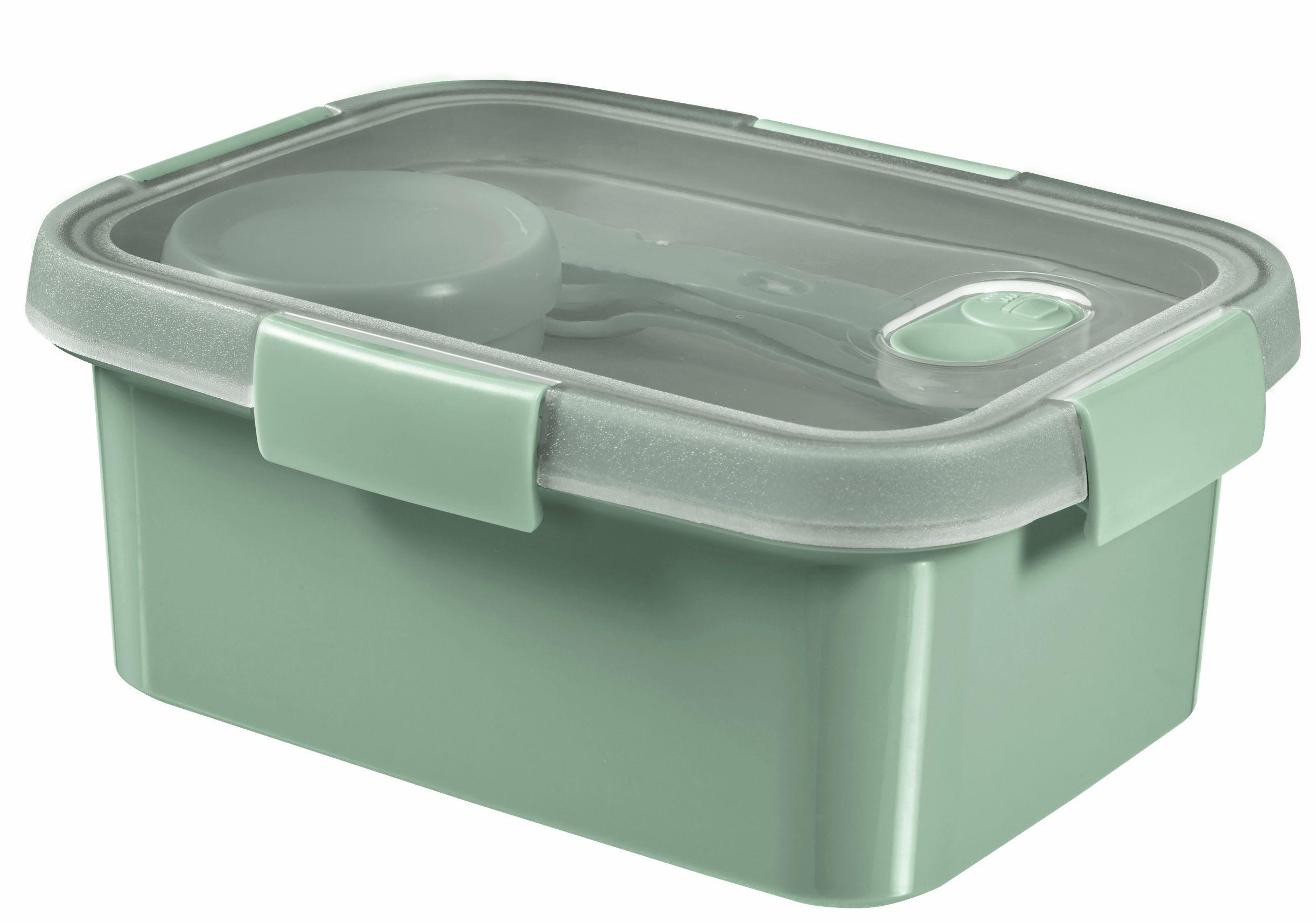 Recipient depozitare alimente Smart to go - verde, plastic (20/15/9cm)