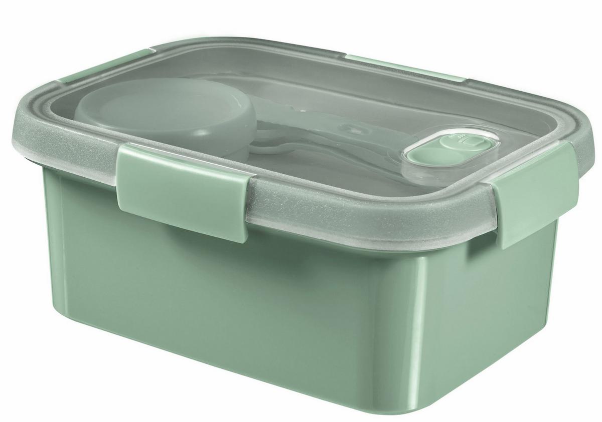 Recipient depozitare alimente Smart to go - verde, plastic (20/15/9cm)