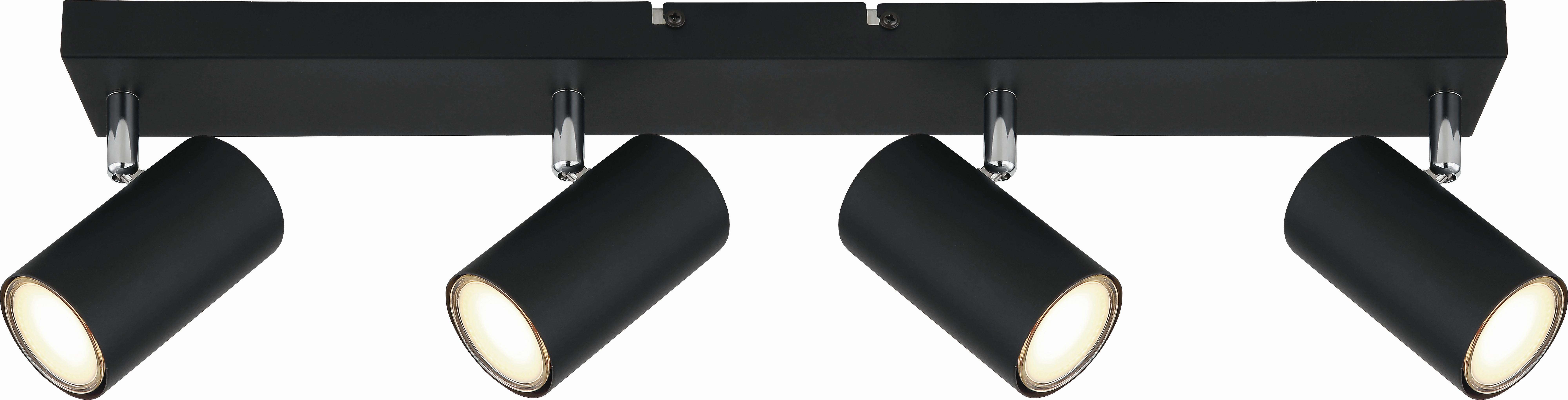 Spotlámpa Witmo - fekete, Modern, fém (56/6/12cm) - Mömax
