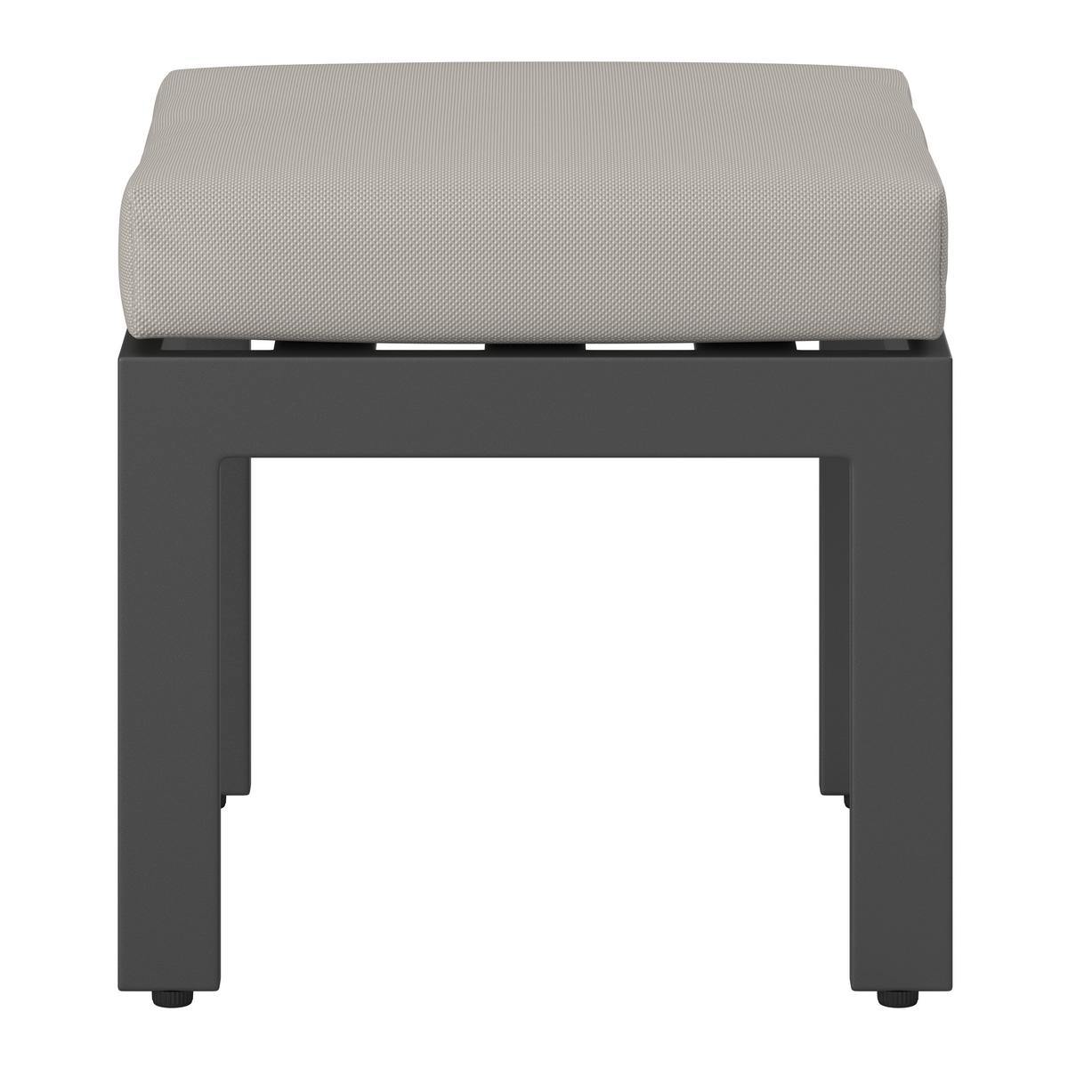 Garnitură grădină Selena - gri deschis/culoare inox, Modern, sticlă/metal (258/66/72cm) - Bessagi Garden