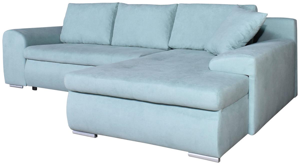 Coltar YANG - verde mentă, Modern, lemn/metal (270/85/185cm)