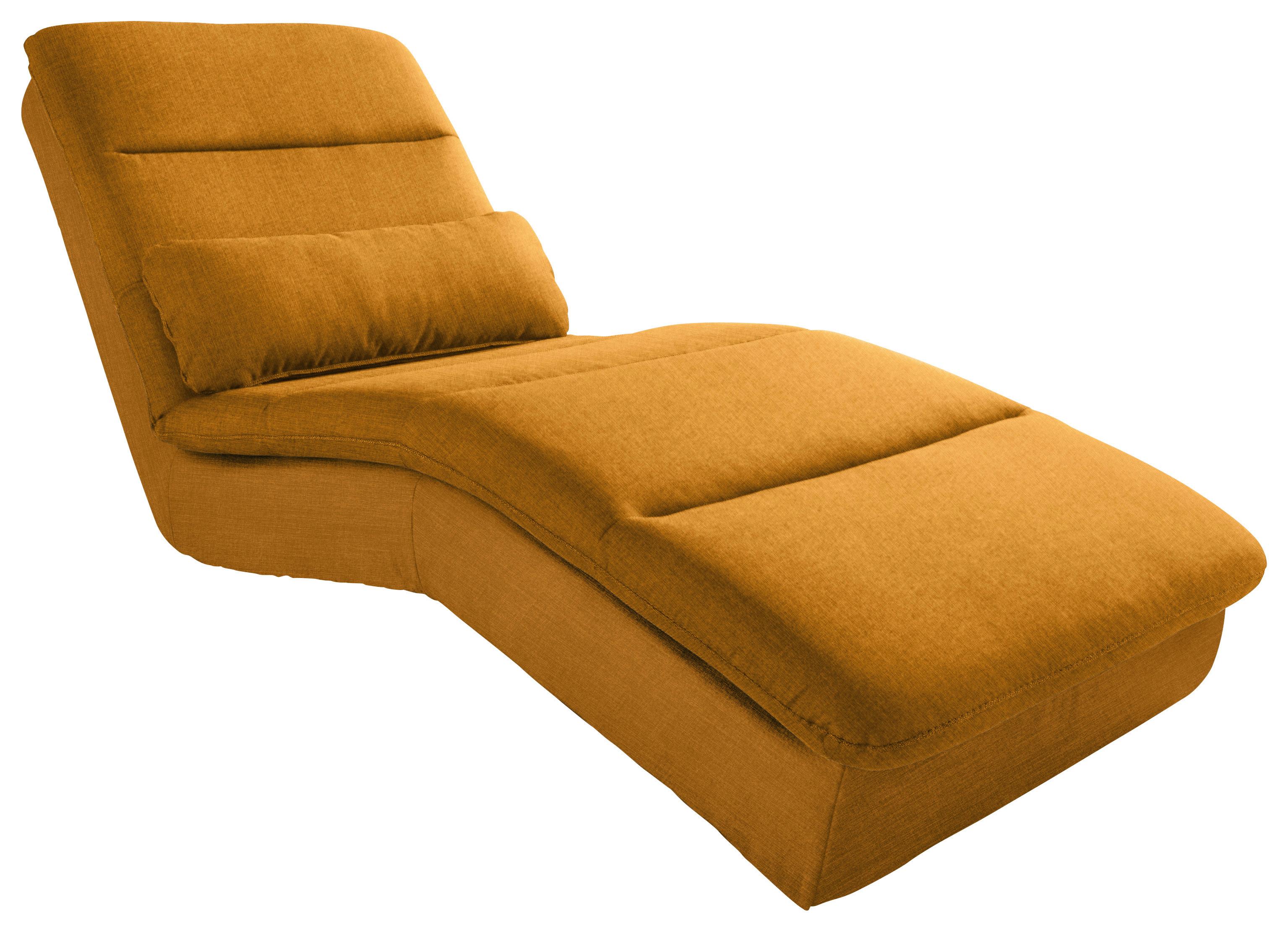 Relax-heverő Yankee - mustársárga/sárga, Modern, textil (170/72/80cm)