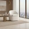 SESSEL DORA - Schwarz/Weiß, MODERN, Holz/Textil (77/74/73cm) - Bessagi Home