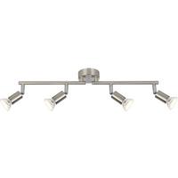 LED-es Spotlámpa Fritz - nikkelszínű, Konventionell, fém (52/8/15cm) - Modern Living