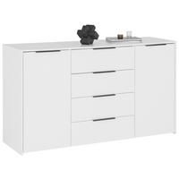 Comodă ALAN 5 - alb, Modern, material pe bază de lemn (161/93,4/50cm) - Modern Living