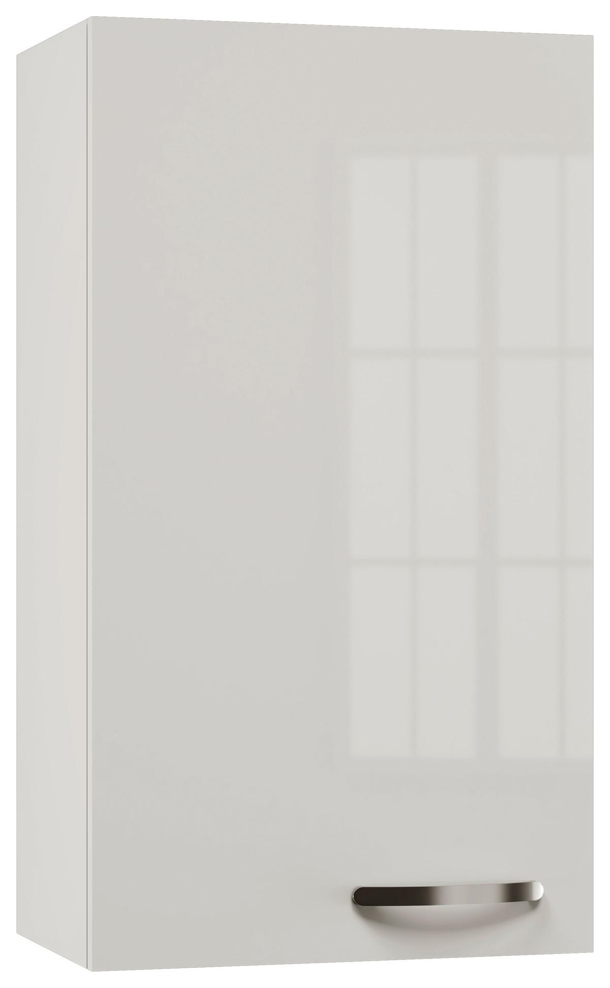 Kuhinjska Zgornja Omarica Alba, Bela, Š. 50 Cm - barve nerjavečega jekla/bela, Moderno, kovina/leseni material (50/89/32cm) - FlexWell
