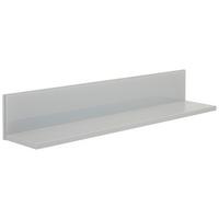 Stenska Polica Poole, Svetlo Siva - siva/svetlo siva, Design, steklo/leseni material (109,7/18/21,9cm) - Hom`in