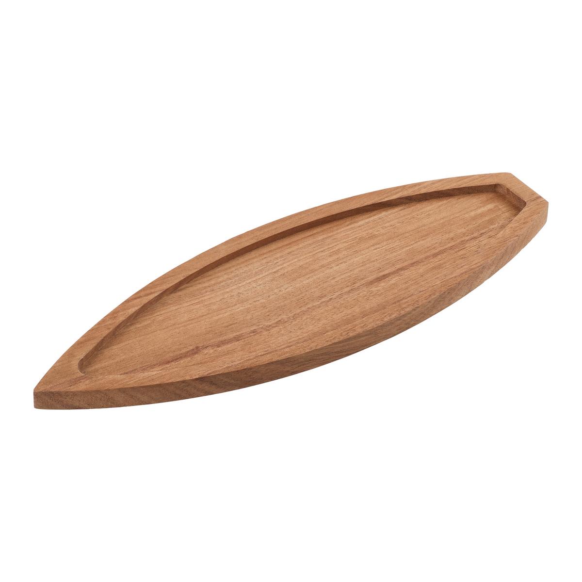 Sushi-Geschirrset Maki Braun/Schwarz, 6-teilig - Schwarz/Braun, MODERN, Holz/Stein (28.2/31.8/3.2cm)