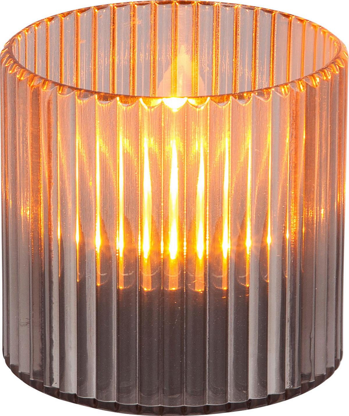ZESTAW LAMP SOLARNYCH YONKERS - jasnoszary, Design, tworzywo sztuczne/metal (7,7/7,7cm) - Ambia Garden