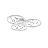 LED-Deckenleuchte Groovy Weiß max. 30 Watt - Weiß, Design, Metall (62/6cm) - Trio Leuchten