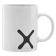 Kaffeebecher Mömax 4 You aus Porzellan - Schwarz/Weiß, Keramik (8/9,5cm) - Mömax modern living Kaffeebecher Mömax 4 You aus Porzellan - Schwarz/Weiß, Keramik (8/9,5cm) - Mömax modern living