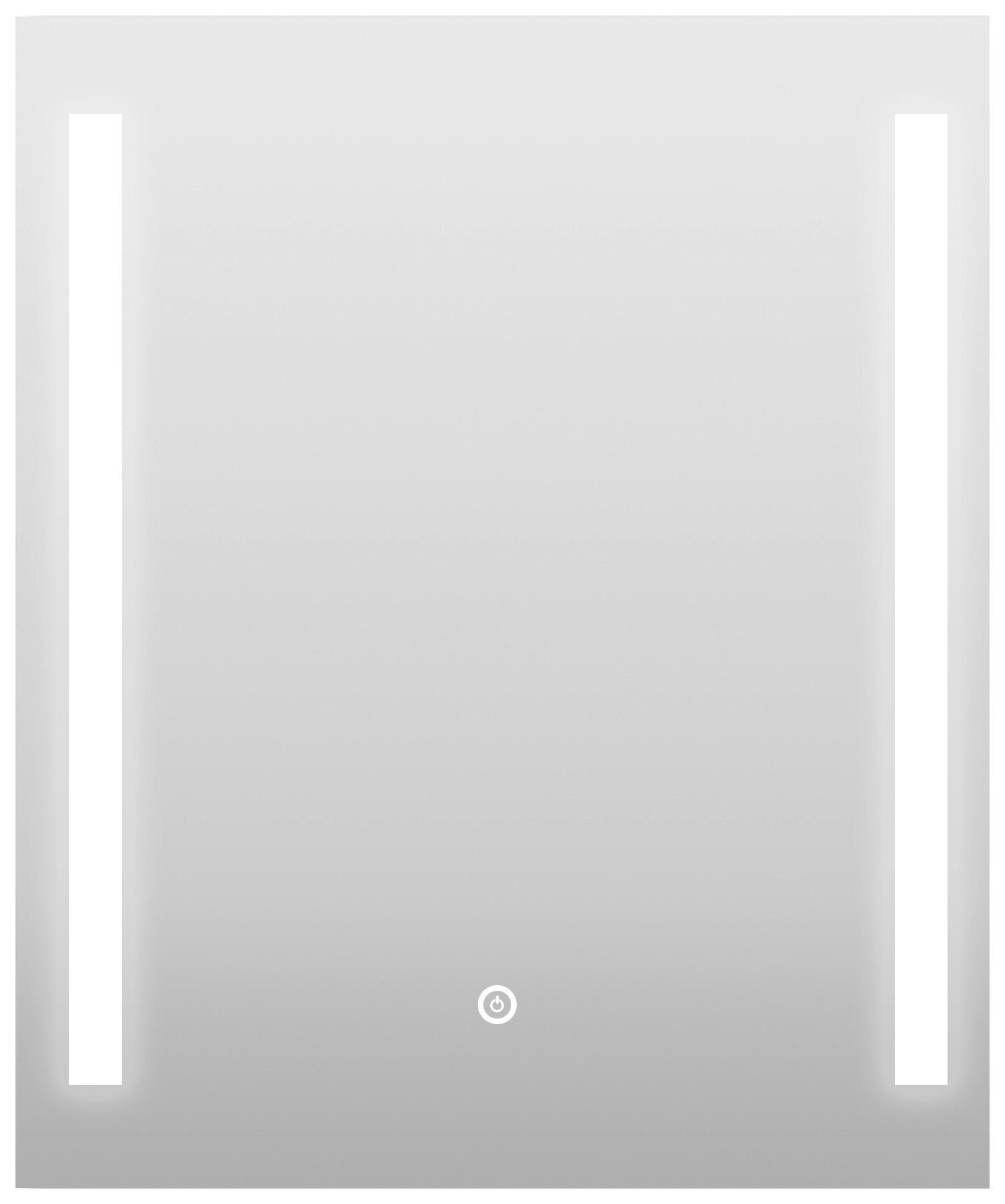 Leuchtspiegel Gina inkl. LED-Beleuchtung - MODERN, Glas (51/61cm) - Based