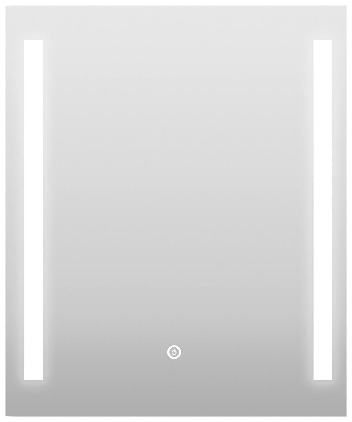 Leuchtspiegel Gina inkl. LED-Beleuchtung - MODERN, Glas (51/61cm) - Based