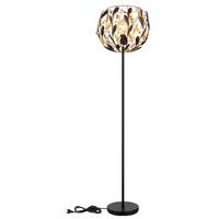 STEHLEUCHTE 15759S MIKA - Klar/Goldfarben, Basics, Kunststoff/Metall (40/157cm) - Globo