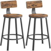 BARHOCKER BAR STOOL - Dunkelbraun/Schwarz, MODERN, Holzwerkstoff/Metall (51,5/88,5/51,5cm) - MID.YOU