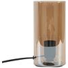 BORDSLAMPA AMBER - bärnstensfärgad/svart, Modern, glas/plast (10/10/20cm) - Mömax