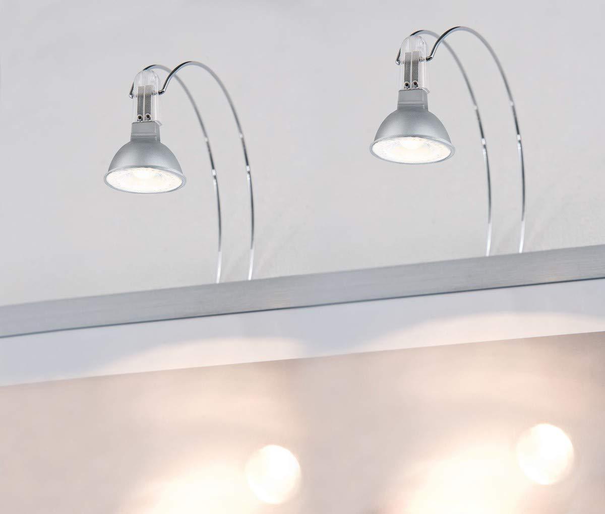 Spiegelleuchte Galeria LED II in Chromfarben max. 4 Watt - Chromfarben, Design, Metall (2,5/30/18cm) - Paulmann