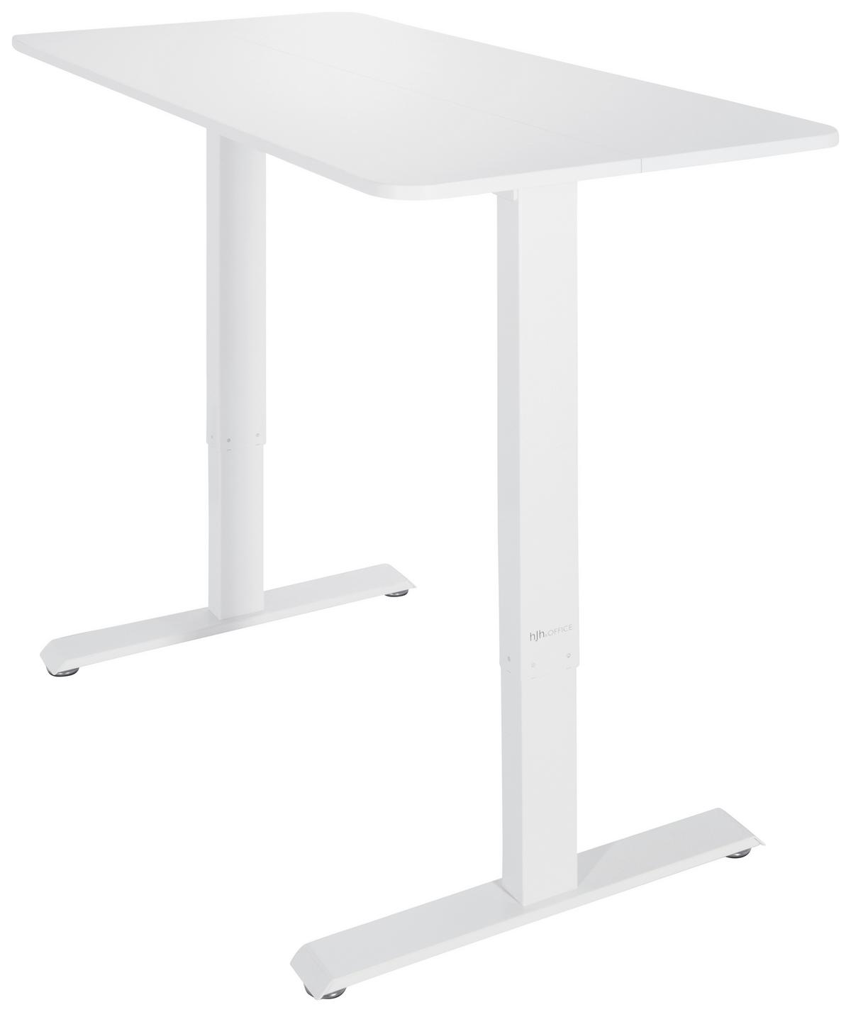 Dvižna Miza Stand Cr, Bela - bela, Moderno, kovina/leseni material (120/74/60cm) - MID.YOU