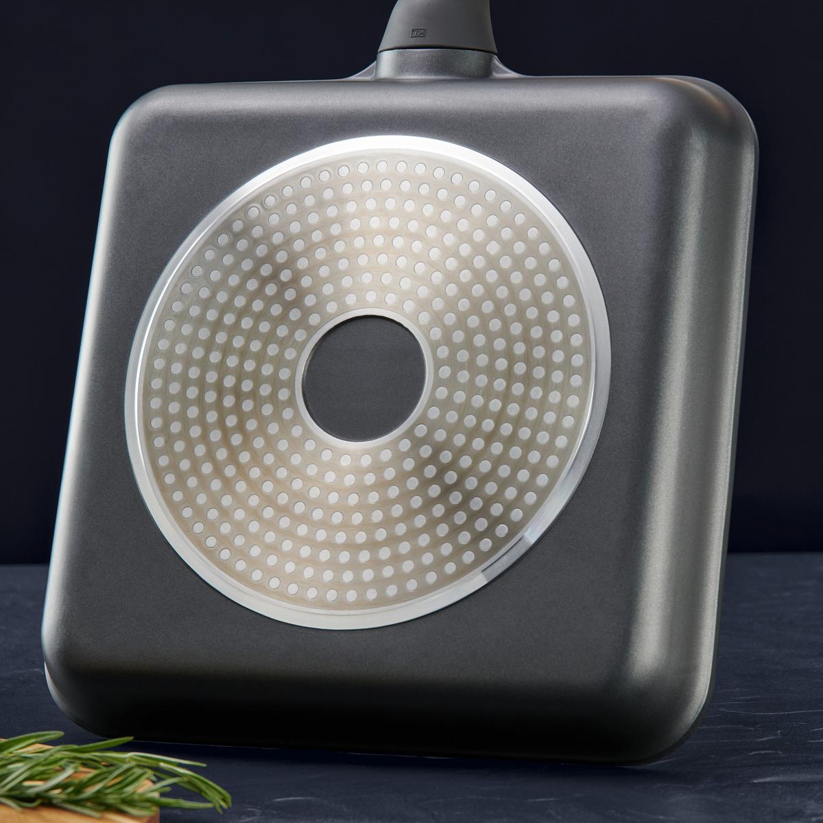 Grillserpenyő Black Line - fekete, Konventionell, műanyag/fém (28/28/5cm) - Gourmesto