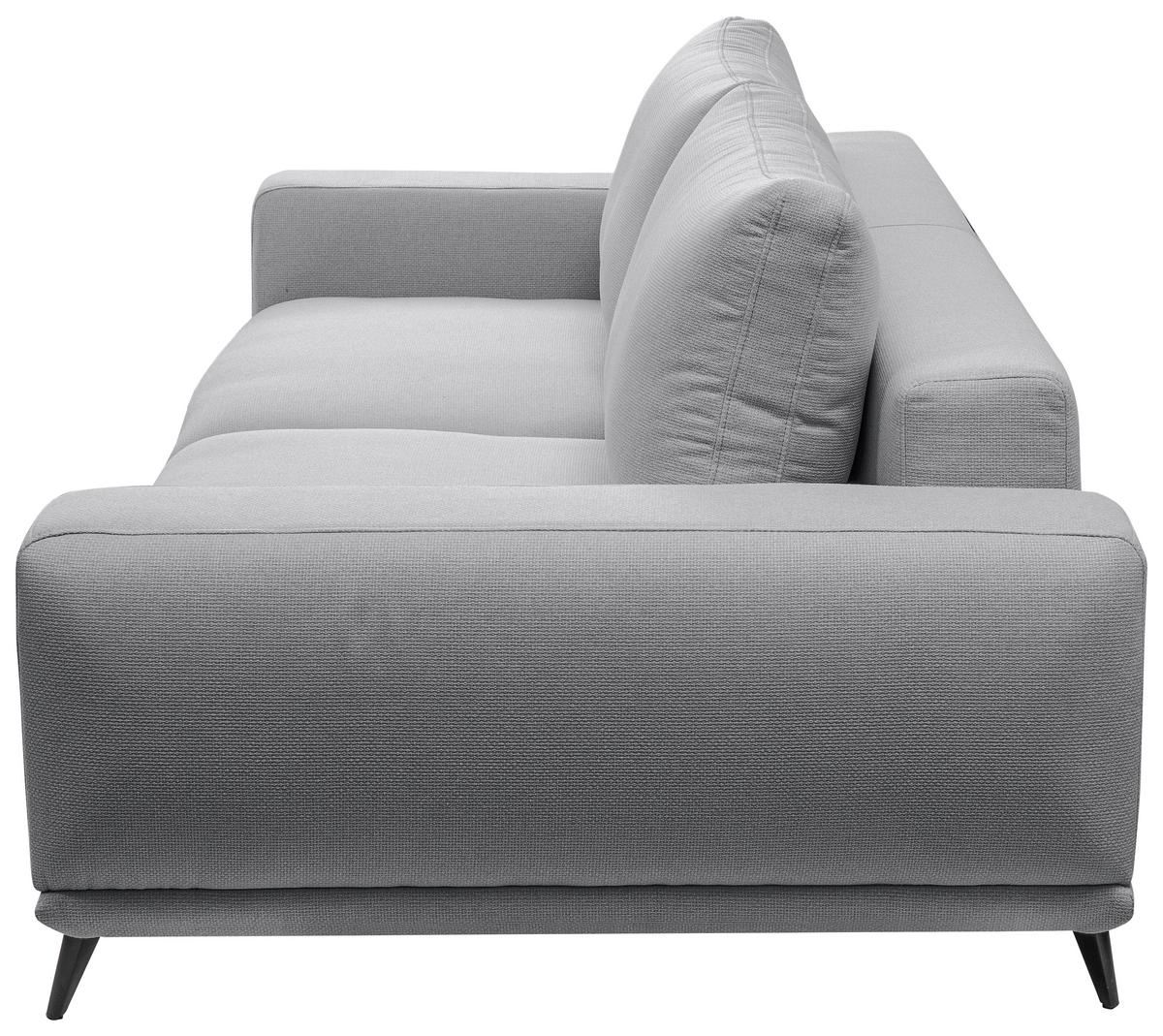 Canapea cu 2 locuri SELENE - gri, Modern, textil (202/89/115cm) - MID.YOU
