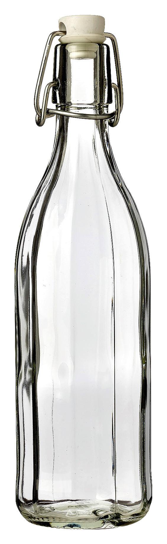 Csatos Üveg Basic - átlátszó, Konventionell, Üveg (7/25/7cm)