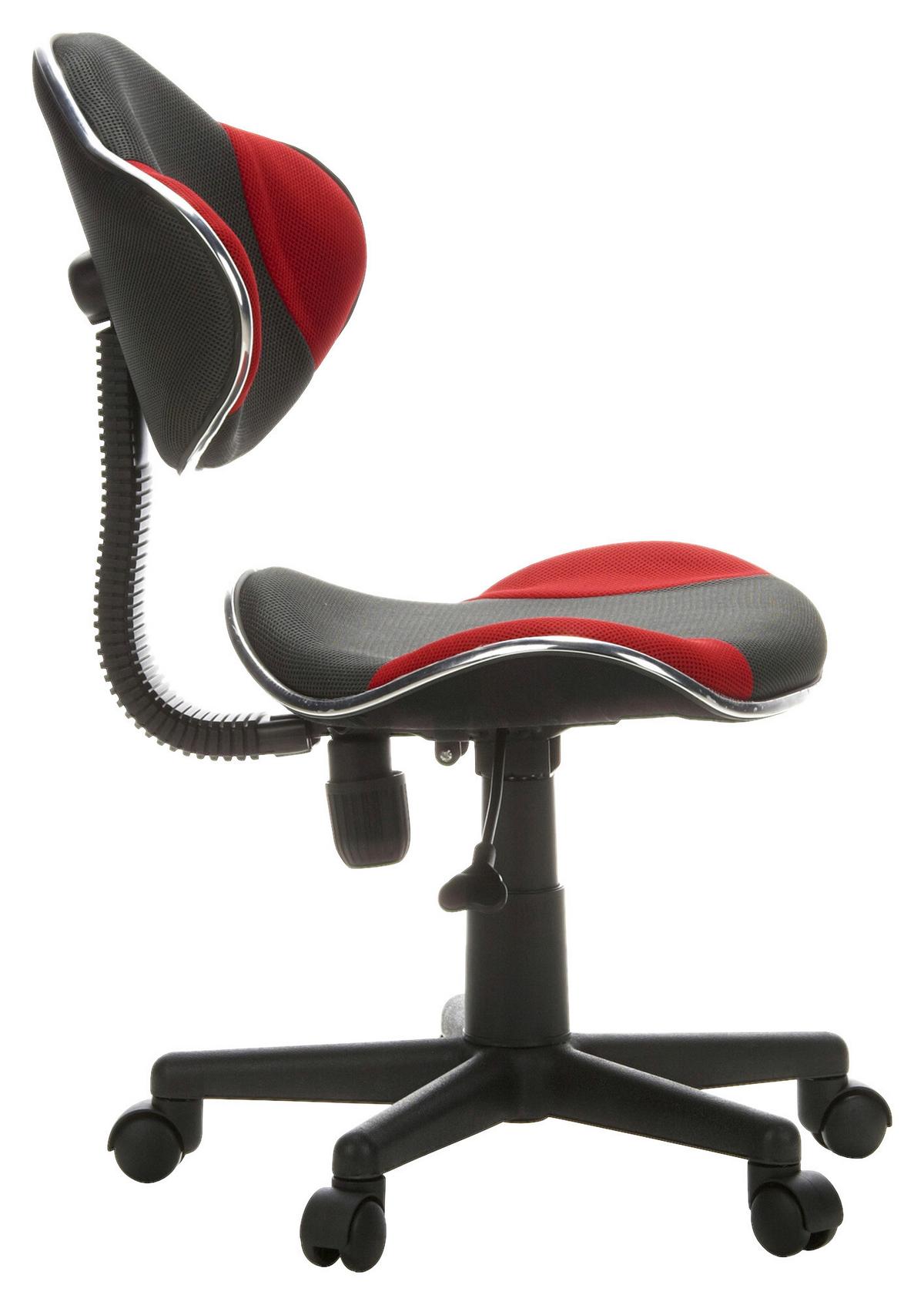 Mladinski Vrtljivi Stol Kiddy Gti 2, Siva, Rdeča - rdeča/siva, Basics, umetna masa (45/86-101/42cm) - MID.YOU