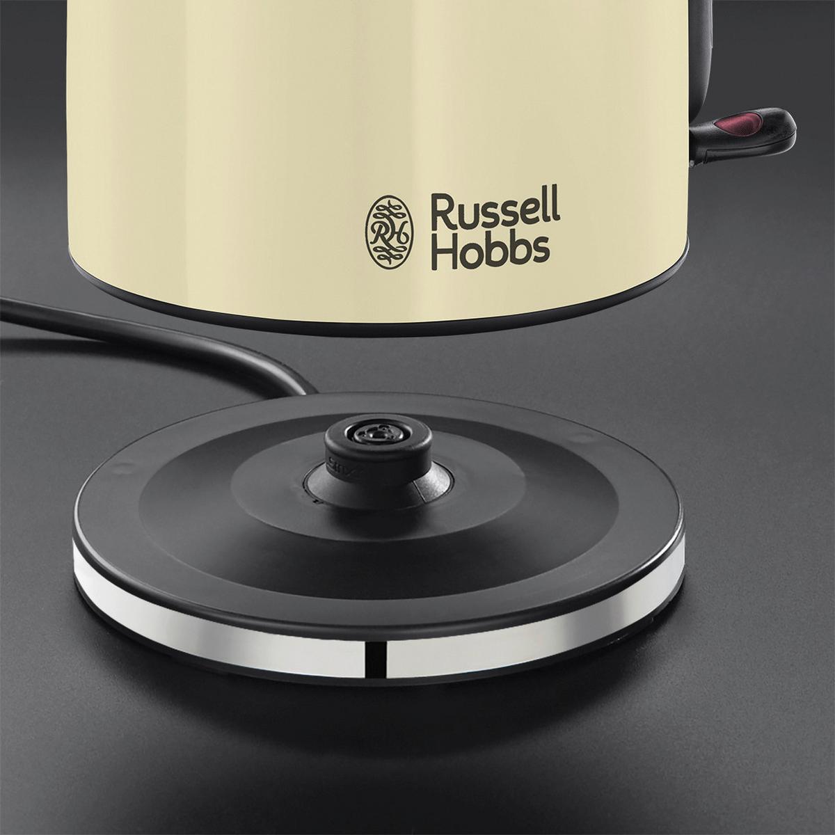 Vízforraló Russell Hobbs Colours Plus+ - krémszínű, Modern, műanyag - Russell Hobbs