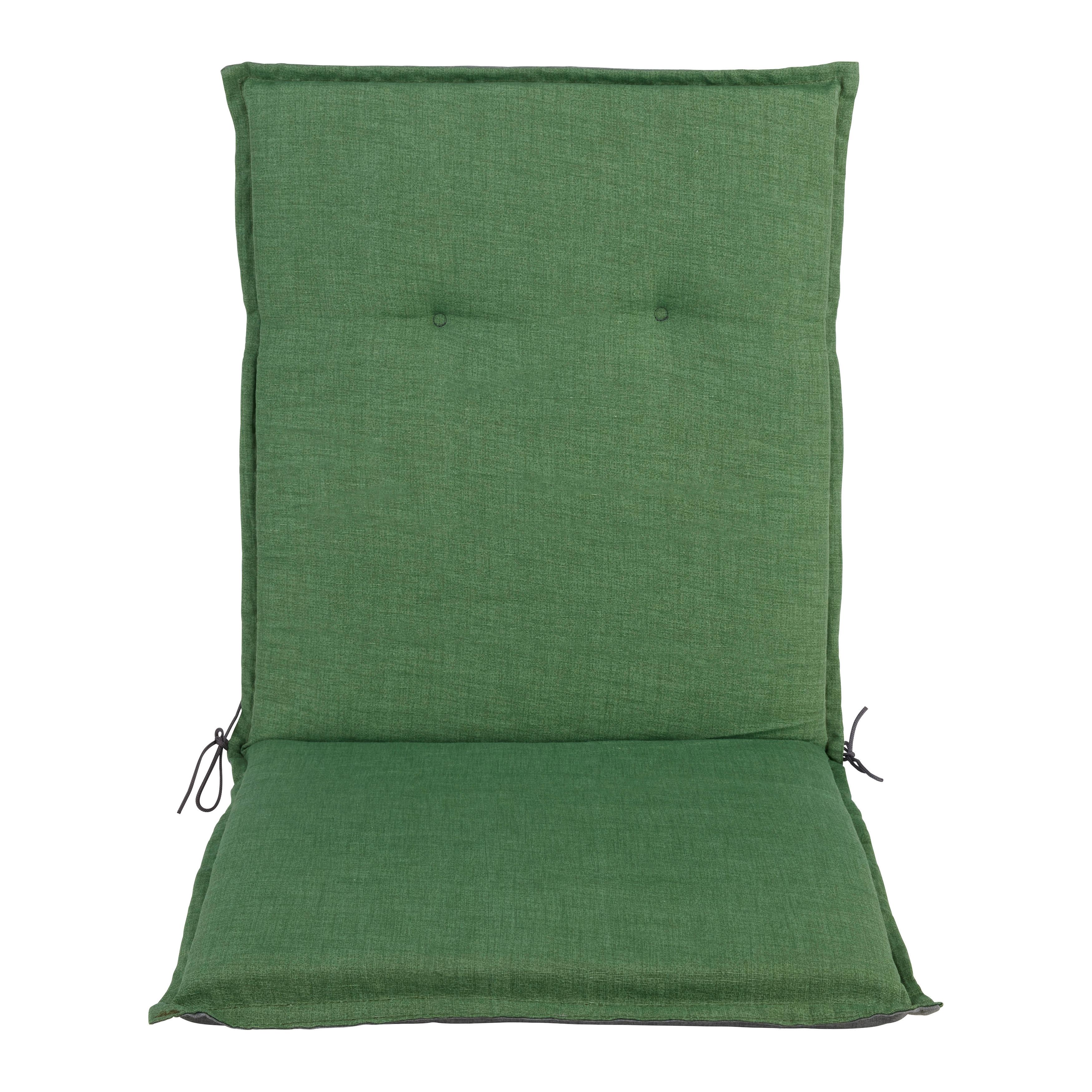 Székpárna Genf 1 - erdőzöld, Basics, textil (100/48/5cm) - Mömax
